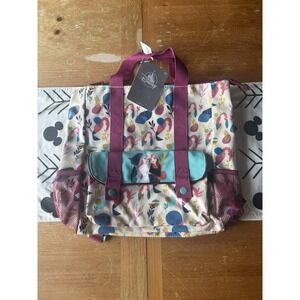 Disney Store Parks Frozen 2 Elsa Anna Backpack Bag Tote Beach Travel Floral NWT